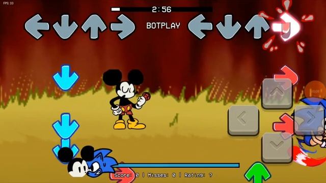 fnf confronting yourself but mickey sings it android #sonic #mickey смотреть онлайн