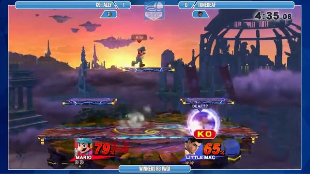 SFW #68: C9|Ally (Mario) vs Tonedeaf (RosaLuma/Little Mac) смотреть онлайн