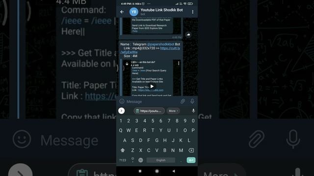YouTube Video Downloader Bot Telegram @ytshodkkbot смотреть онлайн