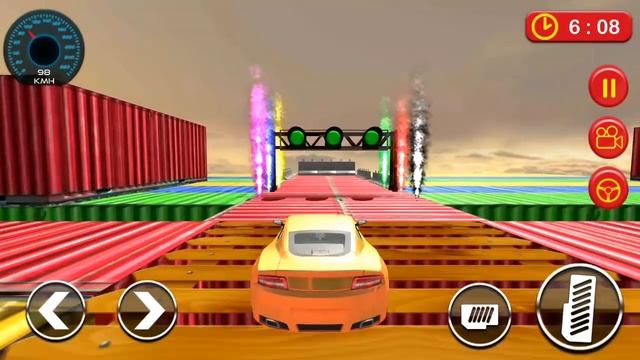 Car Driving & Racing On Crazy Sky Tracks-Best Android Gameplay HD #3 смотреть онлайн