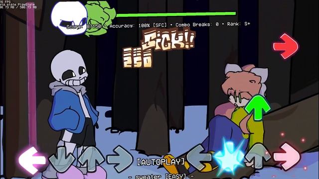 FNF A DDLC Plus Mod | Sweater Forever Engine Port смотреть онлайн