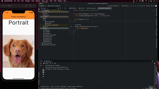 How To Change Layouts With Orientation Change | Flutter смотреть онлайн