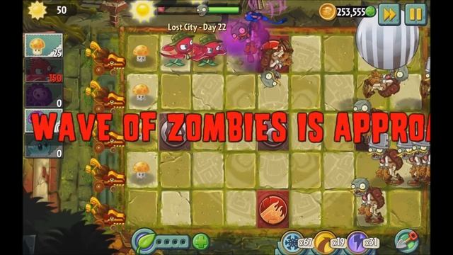 Plants vs Zombies 2 - Lost City - Day 22 [Trap Tiles] No Premium смотреть онлайн