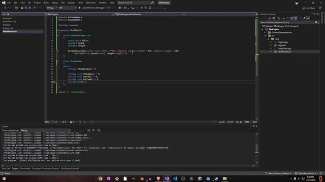 Adding an Entry Point & Window Class | Game Engine From Scratch смотреть онлайн