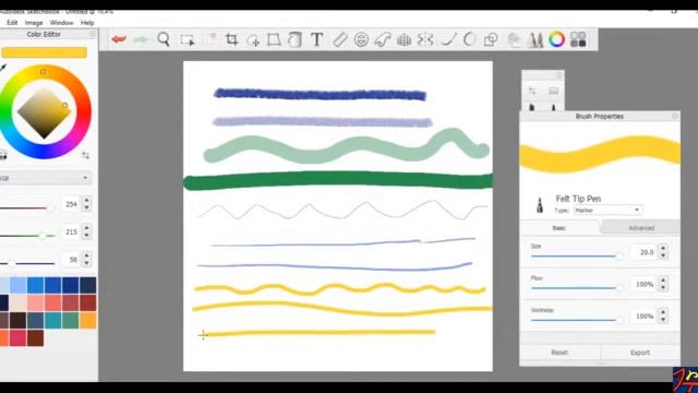 Auto sketchbook pro Tutorial on different brushes. Beginners Guide basics to sketchbook pro. смотреть онлайн