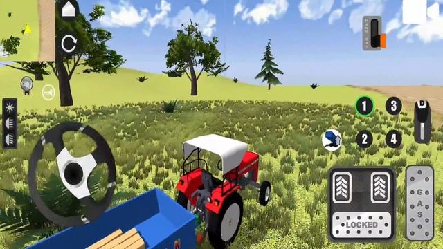 Real Tractor Trolley Cargo Farming Simulation "Indian Tractor Simulator Game - Android gameplay FHD смотреть онлайн