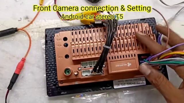 Front camera Connection & Installation of Android Car stereo T5 - [Step by Step] - Shekhar Maxxlink смотреть онлайн