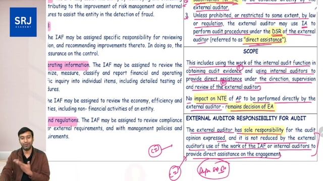 Conceptual Revision | CA Inter Audit | SA 610 смотреть онлайн