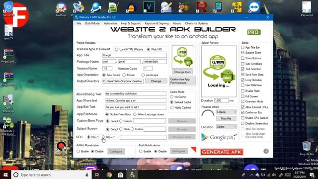 How To Convert any Website into Android App, Create own Application Without Coding in Hindi смотреть онлайн