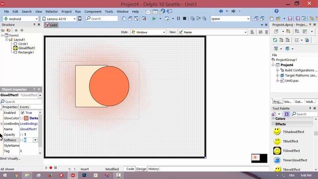 22.Intro To game programming - effects - Delphi Android Course смотреть онлайн