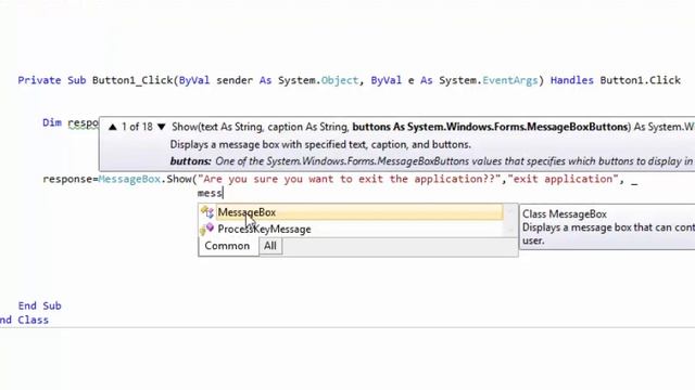 Visual Basic.net: How to exit Message Application смотреть онлайн