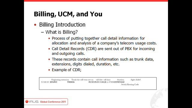 1104 Billing and Station Admin in UCM Environment Part 1 смотреть онлайн