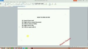 How to open 3D pdf