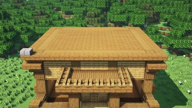 Красивый дом из дерева