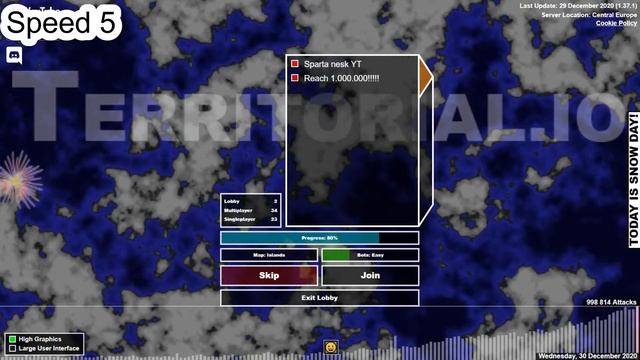 Territorial.io 1.000.000 attacks смотреть онлайн