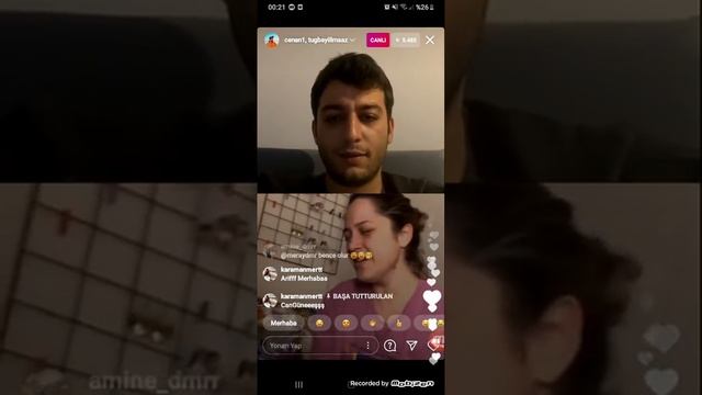 Cenan Adıgüzel canlı yayın/ Cenan Tuğba'ya "aşkım" dedi смотреть онлайн