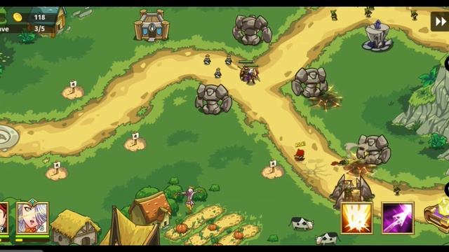 Kingdom War TD: Level 1 NORMAL / GAMEPLAY / GUIDE / WALKTHROUGH / Legends Defense смотреть онлайн