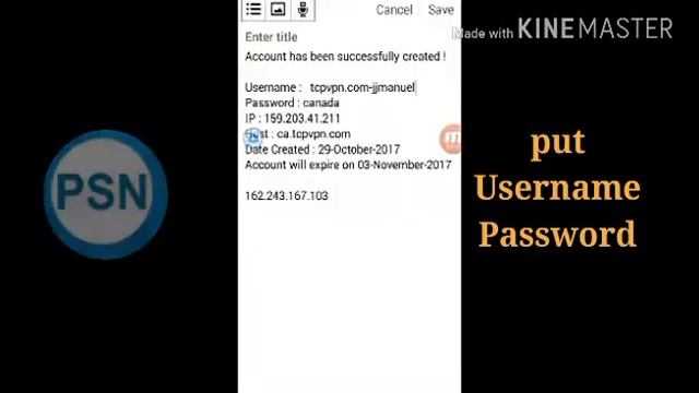 PSN Tunnel Canada Server Config смотреть онлайн