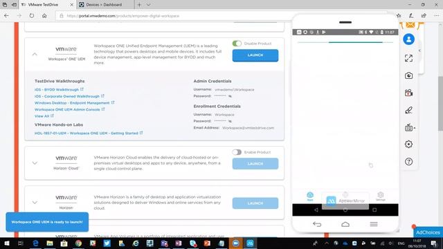 VMware Workspace ONE and Android Adaptive Enrollment смотреть онлайн
