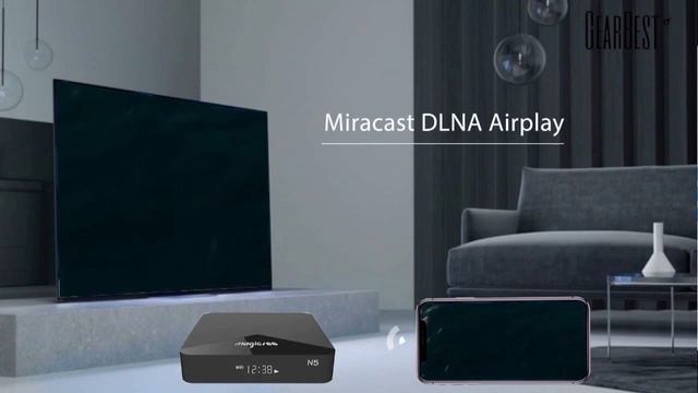 TV Box Android 7.1.2 MAGICSEE N5 2 GB RAM + 16 GB ROM 2.4G + 5G WiFi BT4.1 Suporte 4 K H.265 смотреть онлайн