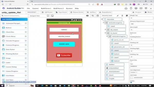 Unity App High Ecpm AiA file Free🔥Earn $1000🔥Self Click App Create🔥Unity Ads High eCPM Tricks| Unit