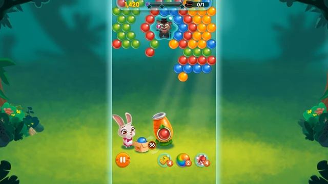 Bunny Pop - Level 20. Android. Gameplay смотреть онлайн