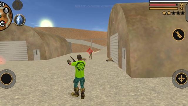 Vegas Crime Simulator (Vegas Hero Fight Above Army Camp) Army camp Hut Broken - Android Gameplay HD смотреть онлайн