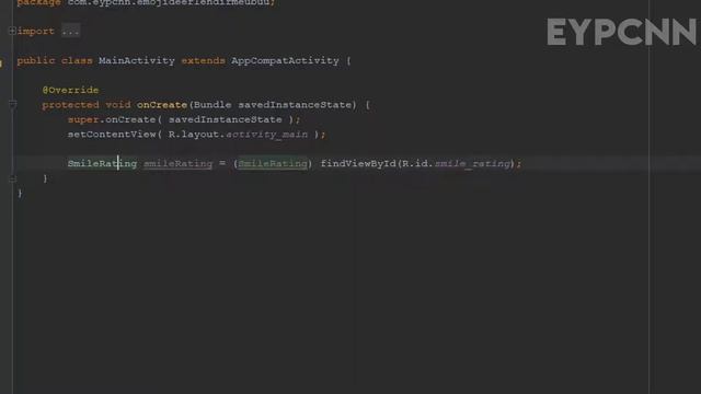 Android Studio - Smile Rating Bar смотреть онлайн