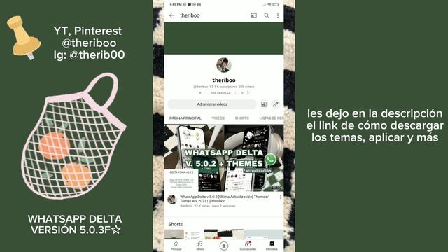 WhatsApp Delta versión 5.03F | Nueva actualización| Temas May 2023| Corrige errores | @theriboo 💭 смотреть онлайн