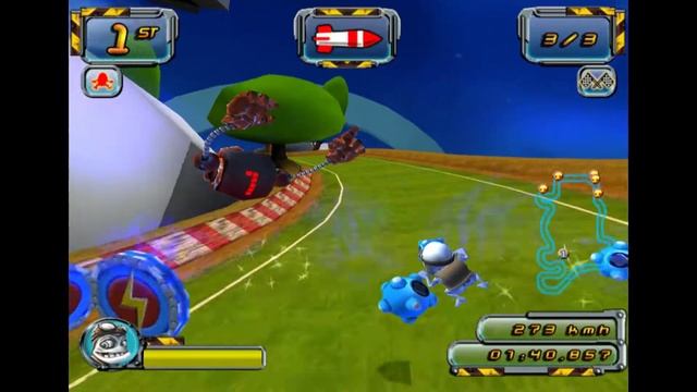 Emulação - Crazy Frog Racer jogável no Play! (PS2) смотреть онлайн