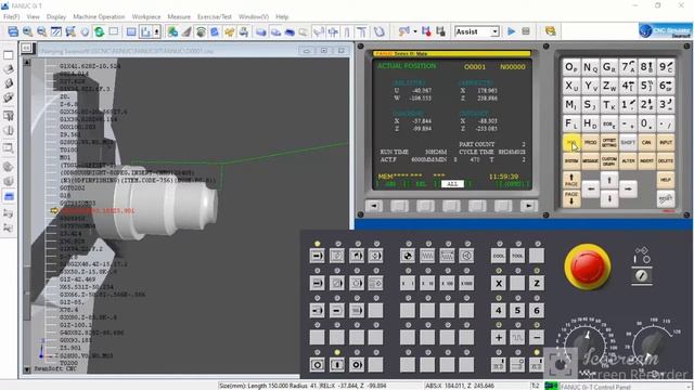 OD TURNING USING SWANSOFT CNC SIMULATOR смотреть онлайн