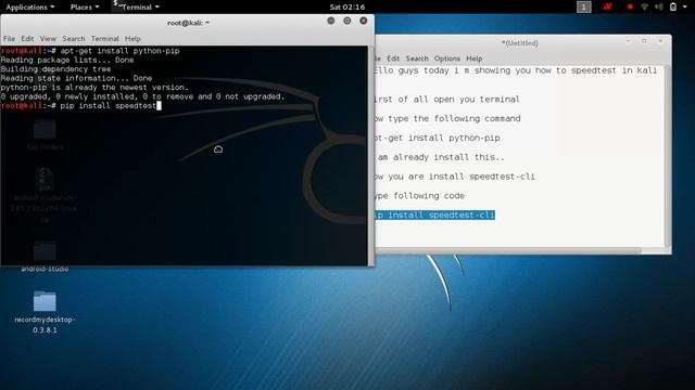 How to install speed test in kali linux смотреть онлайн