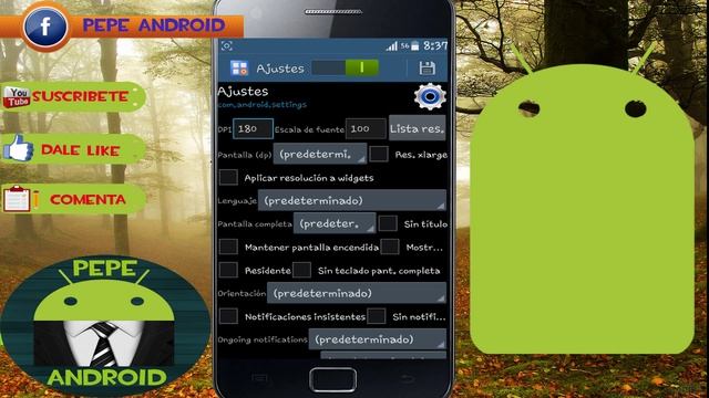 Como cambiar resolución (DPI) en Android смотреть онлайн
