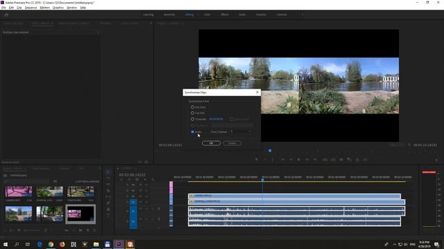 How to Sync 2 clips by Audio (Premiere Pro) смотреть онлайн