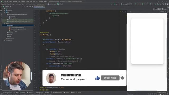 15 - CARD - Jetpack Compose - Android Studio смотреть онлайн