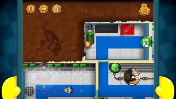 Robbery Bob™ Chapter 3 Secret Labs Level 5-7 The Thief in the Shadow Walkthrough