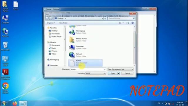 #video learn basic computer in Hindi-Microsoft notepad || how to use notepad in computer Part (2) смотреть онлайн