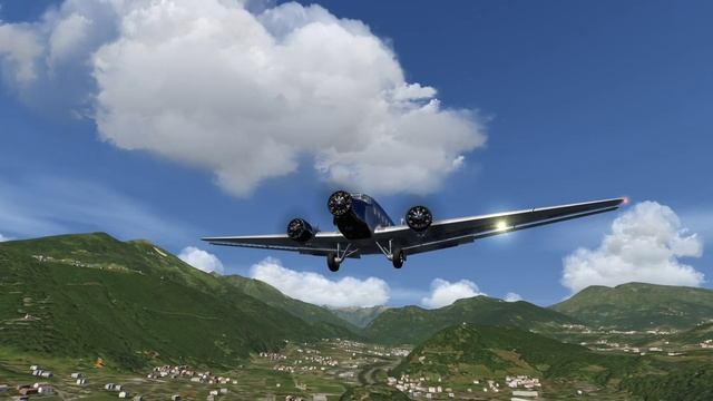 Aerofly FS Global Lugano Ju52 Landing | The Best Mobile Flight Simulator смотреть онлайн