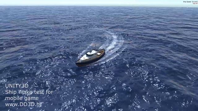 Mobile Ship Simulator - ship wake test смотреть онлайн