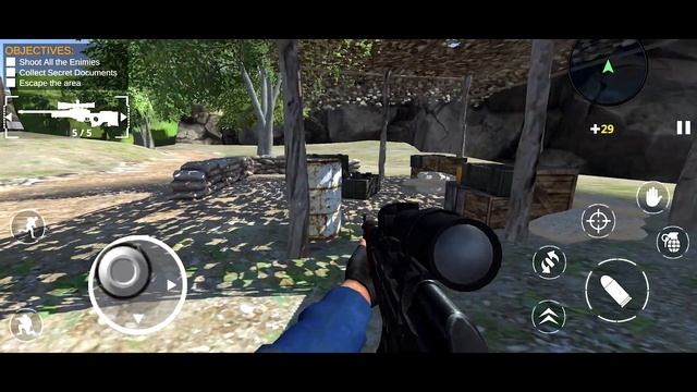 Fire Action Commando Games - Android Gameplay смотреть онлайн