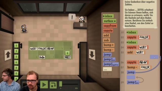 Noob & Dev spielen Human Resource Machine #3 смотреть онлайн