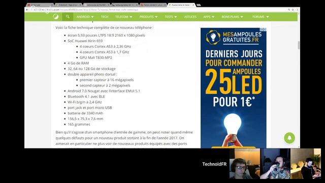 TechnoLive #35 15/10 :la Prise en main Zuk Z2 Pro(et S8), Librem 5, Archos Diamond Omega, Honor 7x смотреть онлайн