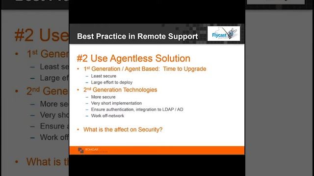 Flycast Partners | Bomgar Best Practices In Remote Support 2.3.15 смотреть онлайн