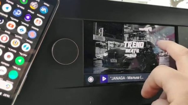 Fermata Auto. Install application in your phone. Open video and song files us apk Android Auto