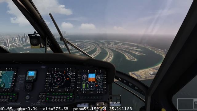 Flying Over Dubai High Quality Graphics Android | Aerofly FS Global смотреть онлайн