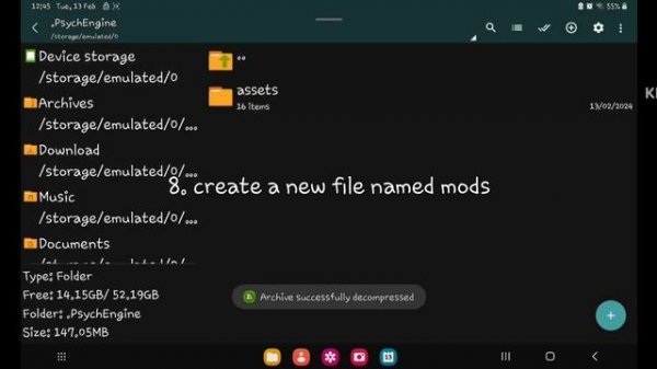 How to put gamebanana mods in android psych engine(works for all)