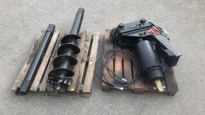 Обзор Гидровращатель на экскаватор погрузчик