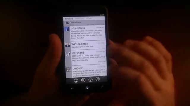 Windows Phone 7 Twitter Clients смотреть онлайн