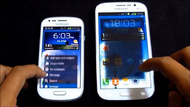 Galaxy S3 mini VS Galaxy Grand смотреть онлайн